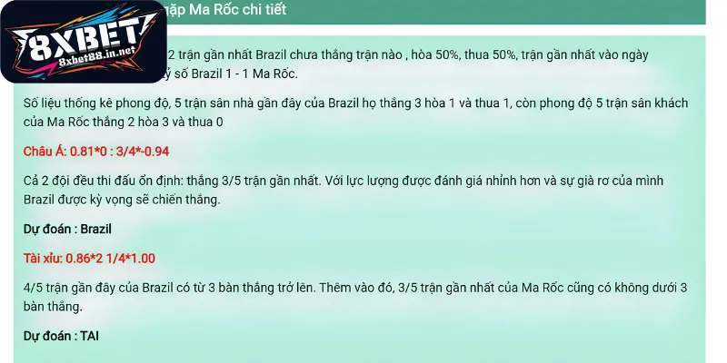 Đánh giá chuyên sâu về tỷ lệ cược