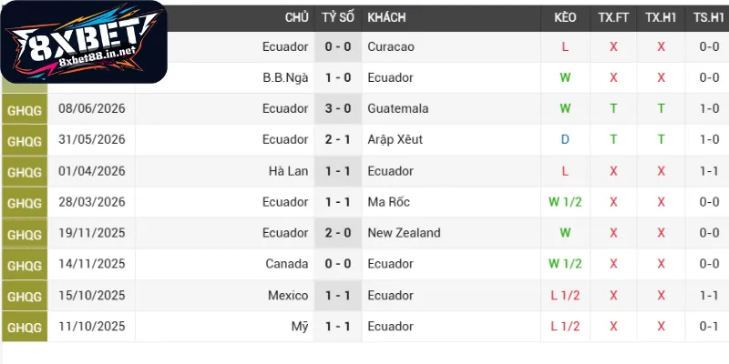 Phân tích phong độ hai bên trận Ecuador - Đức